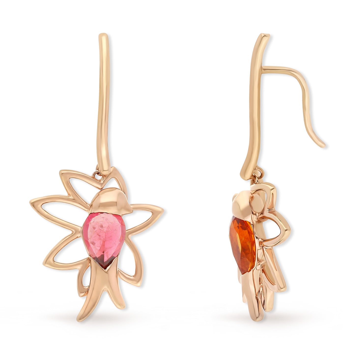 BOUCLES D'OREILLES INSÉPARABLES TROPICAL