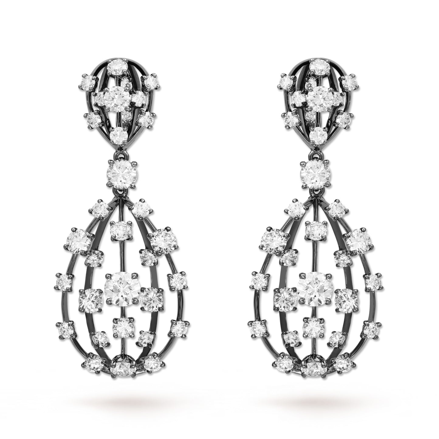 BOUCLES D'OREILLES OMBRE & LUMIÈRE CHANDELIER