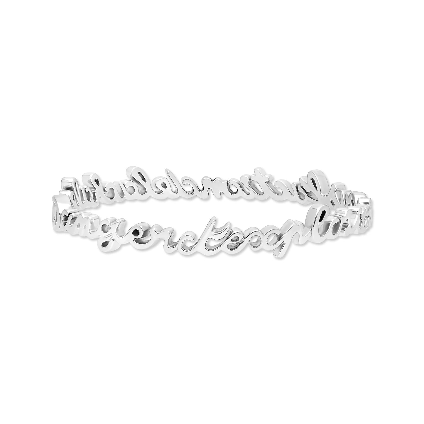ECRITURE DANGER D'EXPLOSION BRACELET