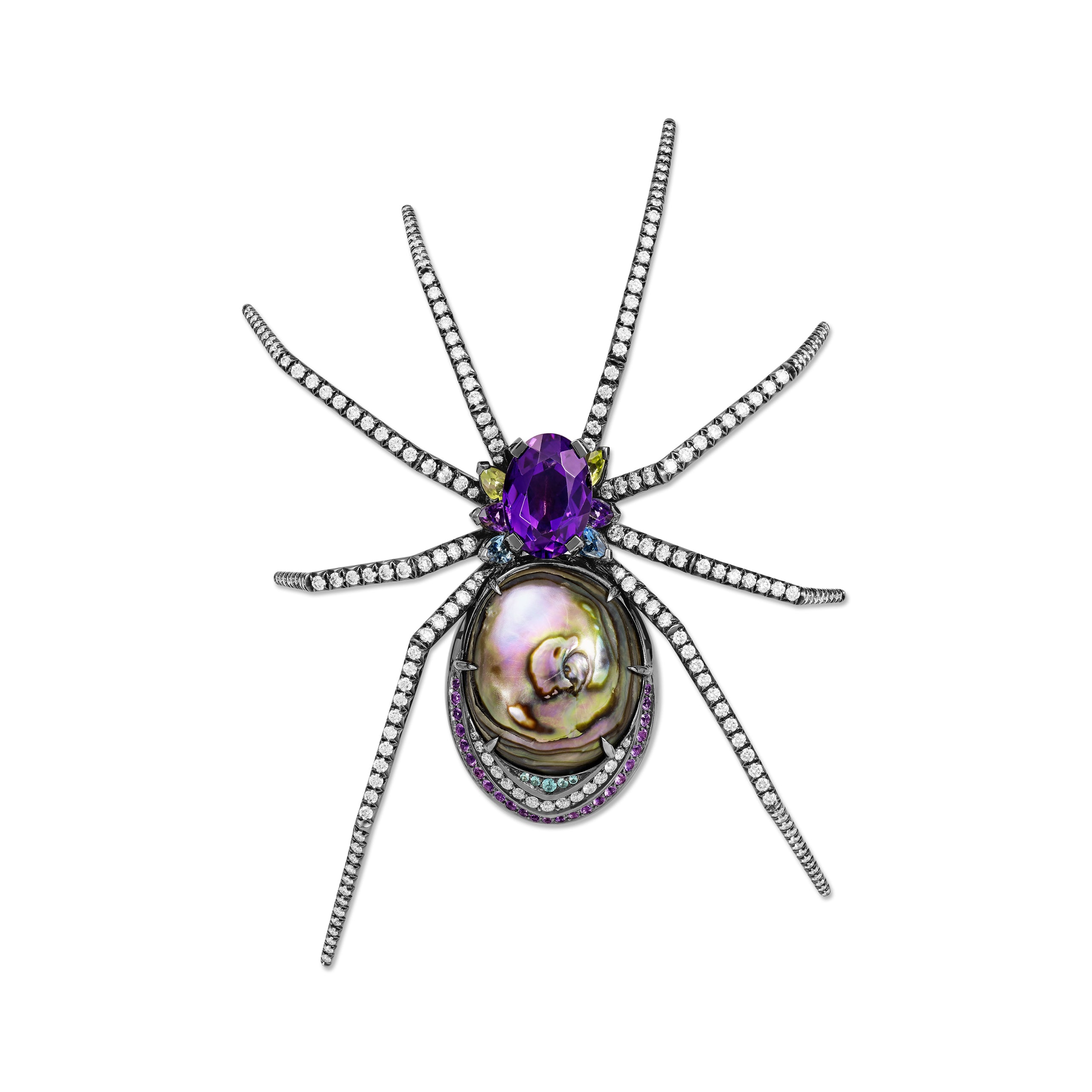 Taika クラウスハーパニエミ オーナメント 2019 GOOD GIRL BROOCH - BAD GIRL EXTRAVAGANT SPIDER - Bäumer Vendôme