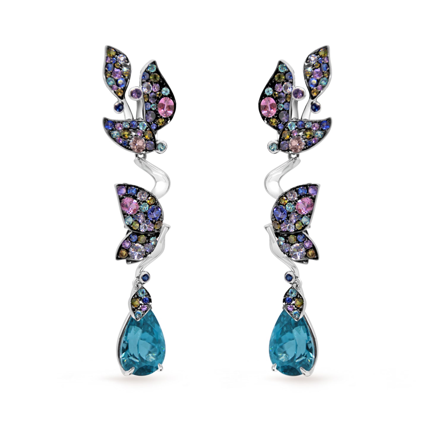 BOUCLES D'OREILLES METAMORPHOSE CHRYSALIDE