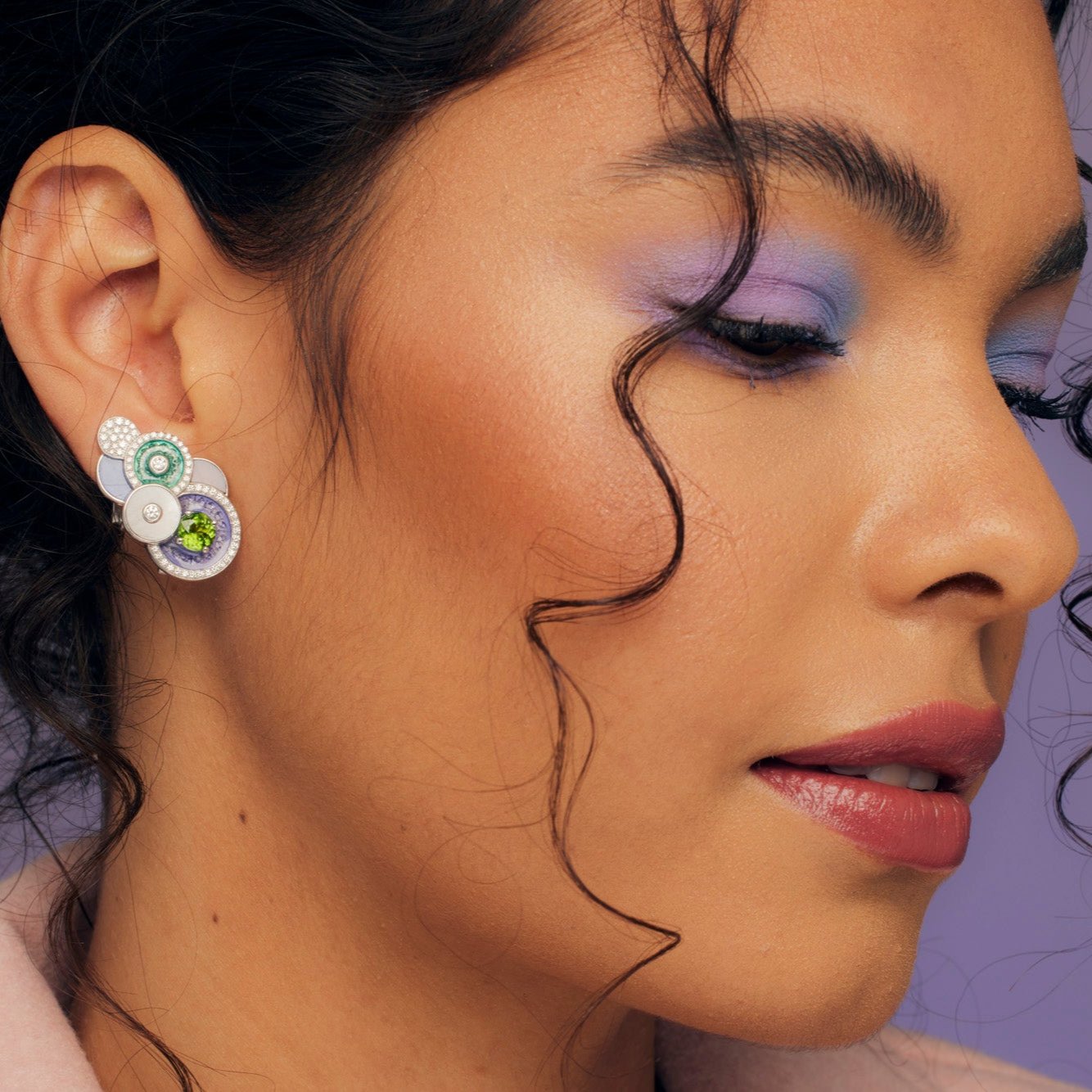 BOUCLES D'OREILLES JARDIN ENCHANTÉ NÉNUPHAR