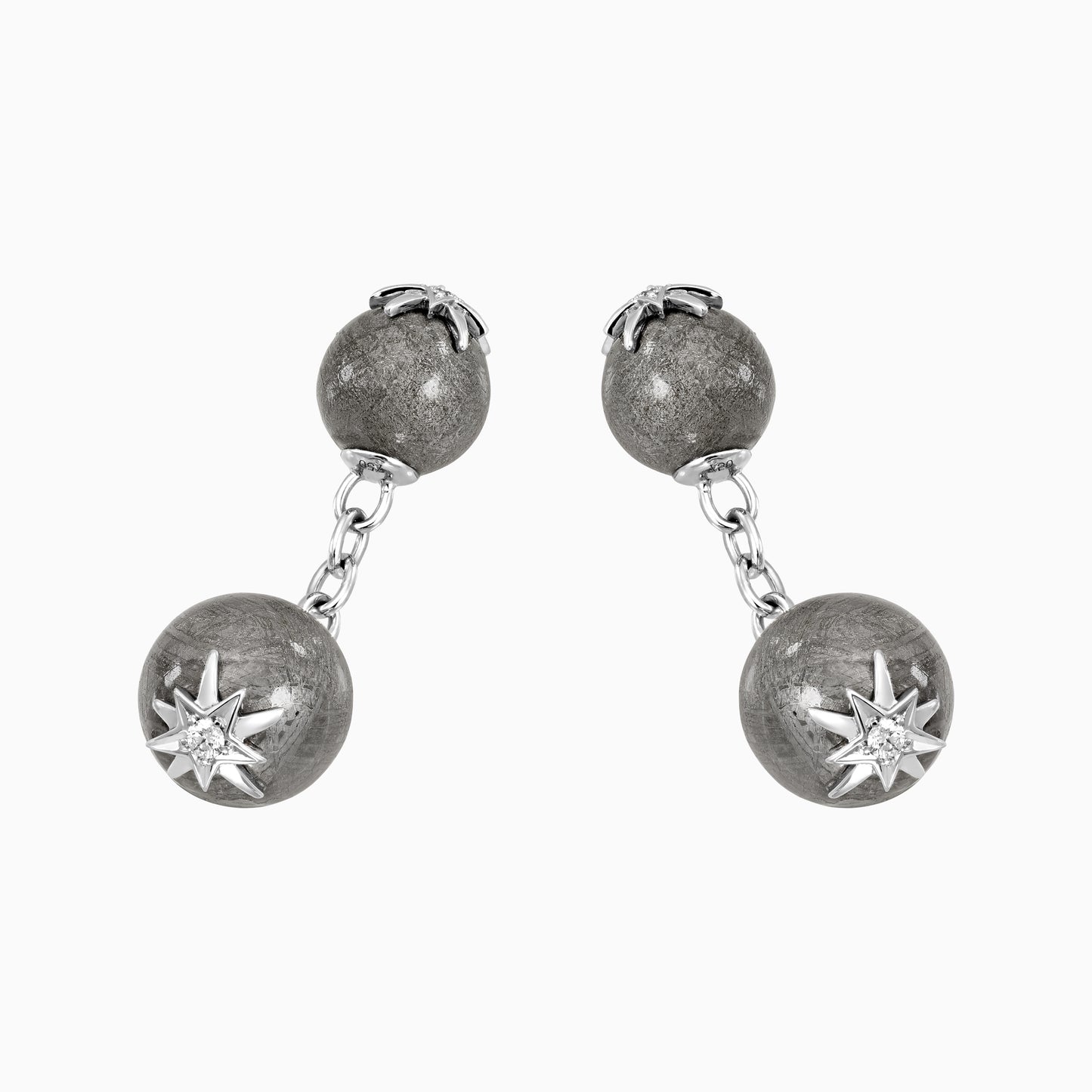 BOUTONS DE MANCHETTES MÉTÉORITE