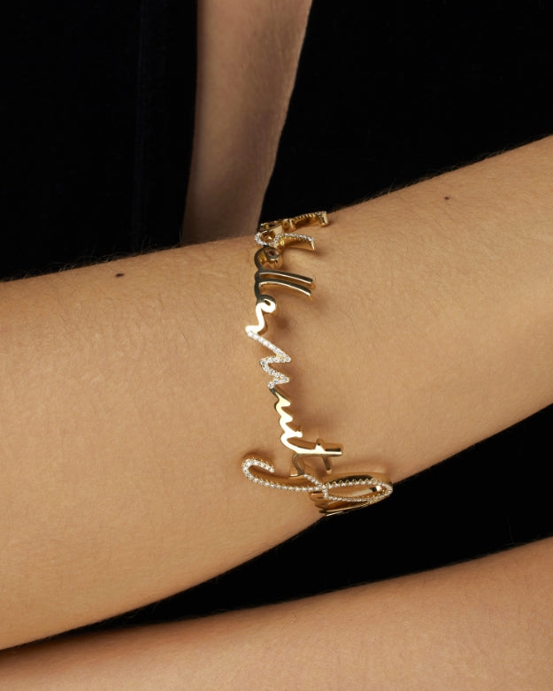 BRACELET ECRITURE LES BELLES NUITS