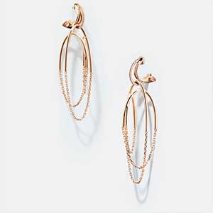 BOUCLES D'OREILLES MORSE AMOUR #3