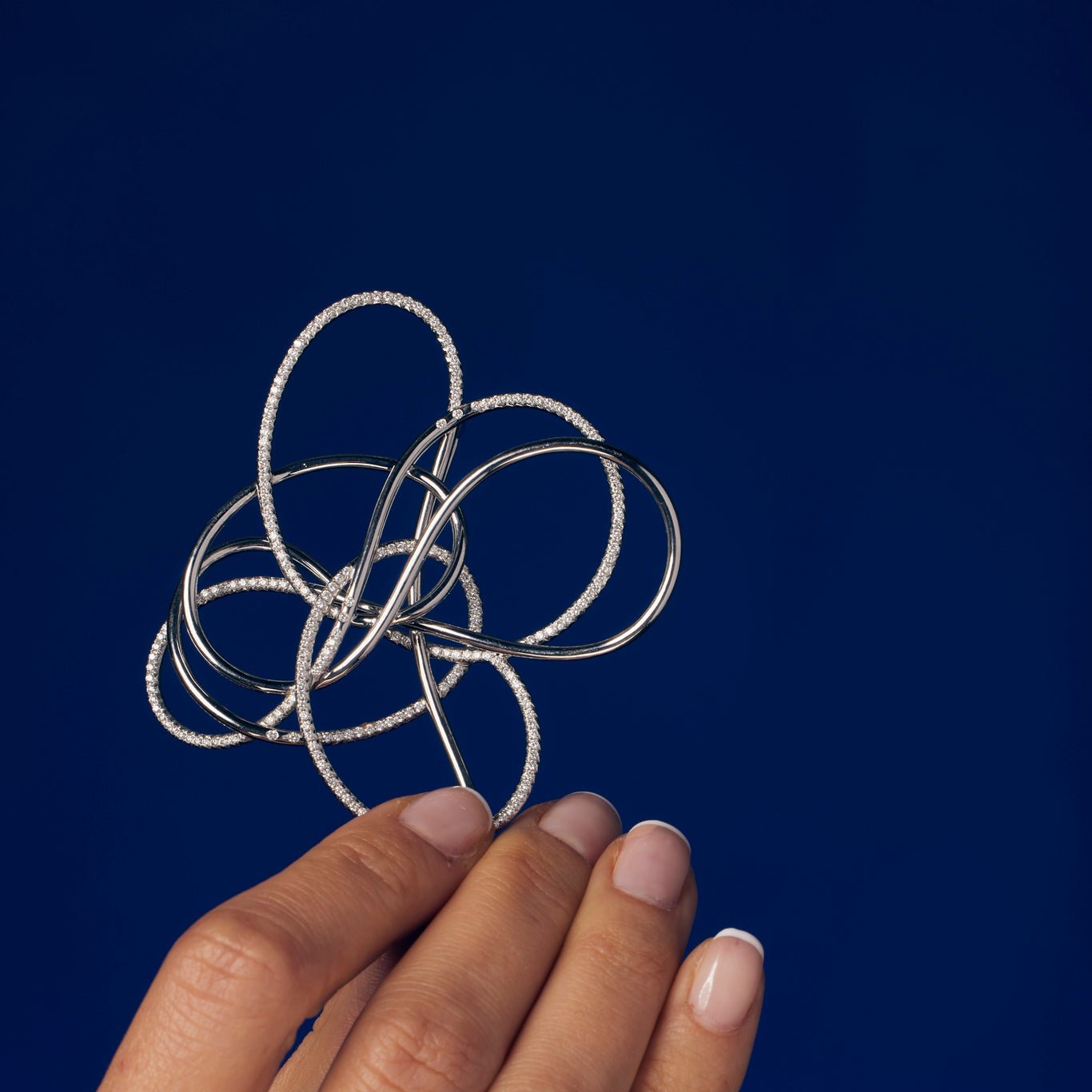 BROCHE OMBRE & LUMIÈRE NŒUD