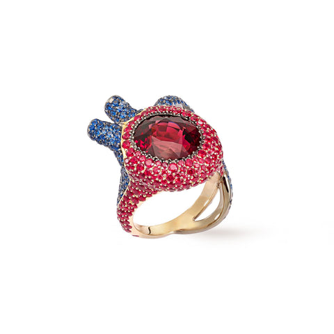 BAGUE GOOD GIRL - BAD GIRL A CŒUR OUVERT