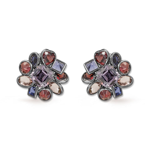 BOUCLES D'OREILLES À LA FOLIE RED VELVET