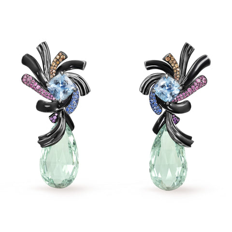BLACK MAGIC NÉBULEUSE EARRINGS