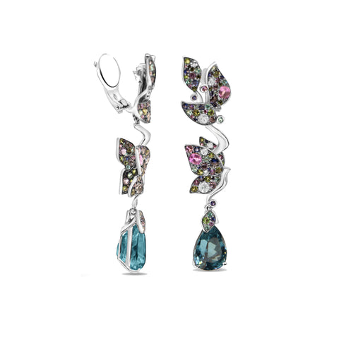 METAMORPHOSE CHRYSALIDE VELVET EARRINGS