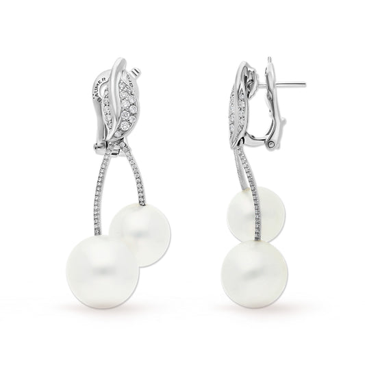 BOUCLES D'OREILLES OMBRE & LUMIÈRE CERISE