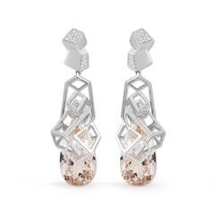 BOUCLES D'OREILLES ARCHITECTE CUBISTE