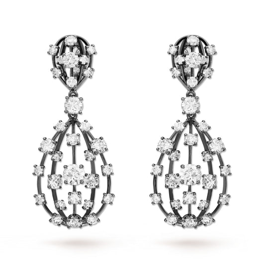 BOUCLES D'OREILLES OMBRE & LUMIÈRE CHANDELIER