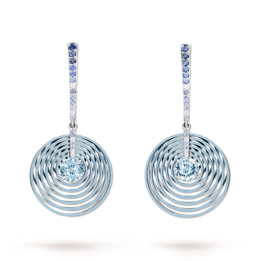 BOUCLES D'OREILLES TITANE ONDINE