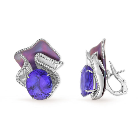 BOUCLES D'OREILLES TITANE TULLE