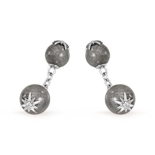 BOUTONS DE MANCHETTES MÉTÉORITE