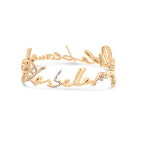 LES BELLES NUITS ECRITURE BRACELET