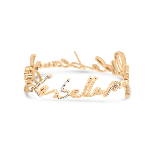BRACELET ECRITURE LES BELLES NUITS