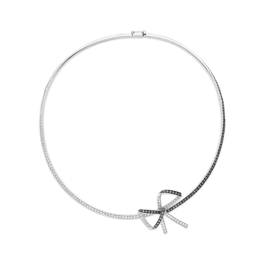 SHADOW &amp; LIGHT KNOT NECKLACE