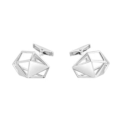 WHITE GOLD ARCHITECTE MIKADO CUFFLINKS
