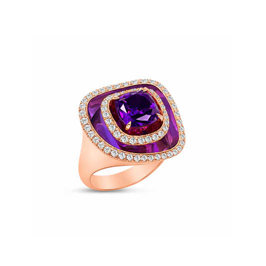SMALL TITANE LAGON RING