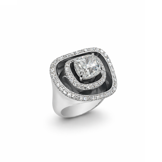 SMALL TITANE LAGON RING