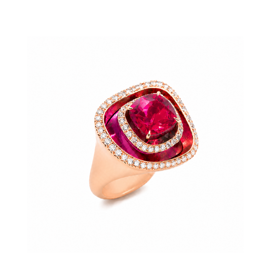 SMALL TITANE LAGON RING