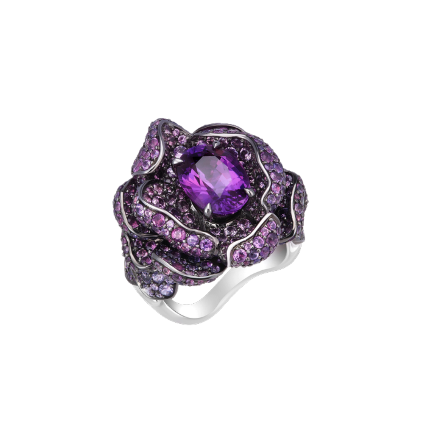 BAGUE ROSE BÄUMER - SAPHIR VIOLET