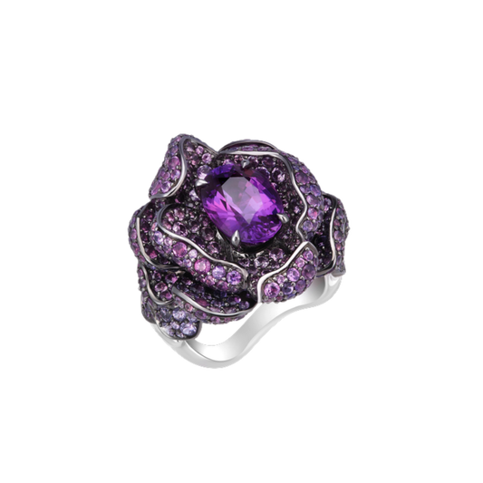 BAGUE ROSE BÄUMER - SAPHIR VIOLET