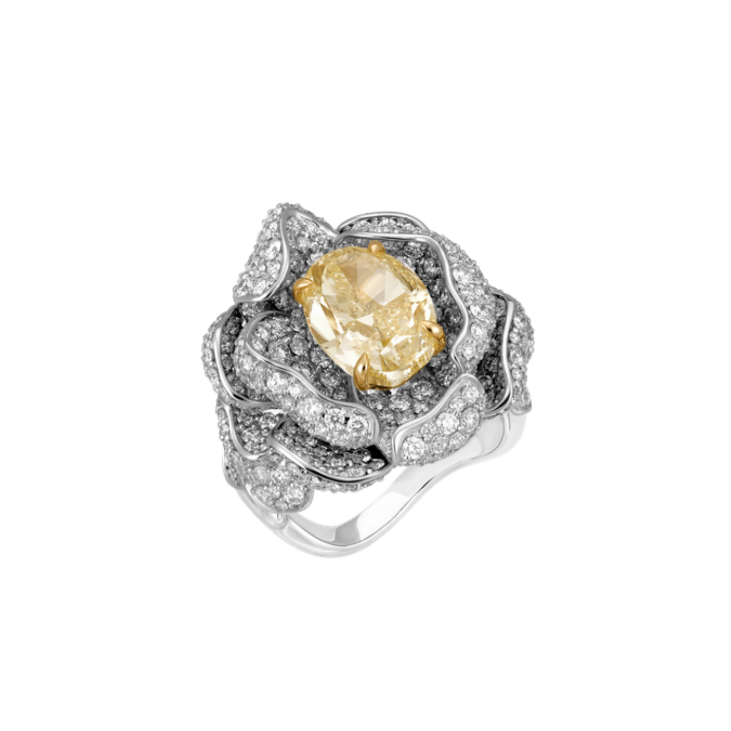 BAGUE ROSE BÄUMER - DIAMANT JAUNE