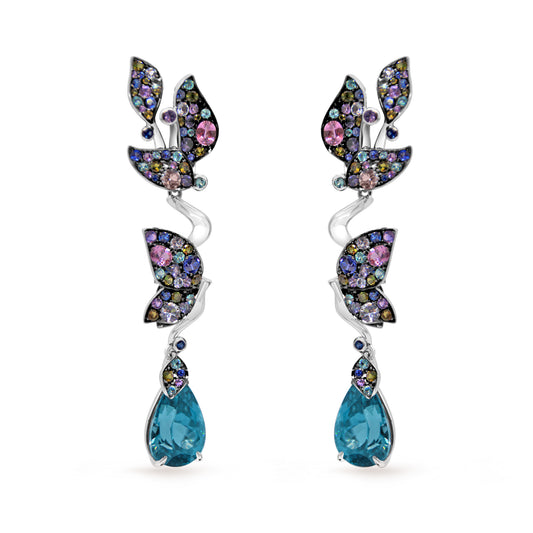 BOUCLES D'OREILLES METAMORPHOSE CHRYSALIDE