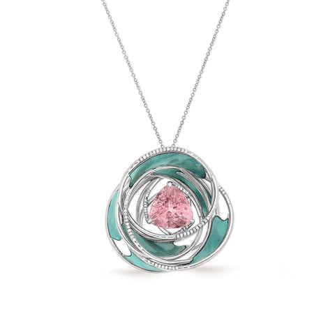 PINK SWIRL PENDANT