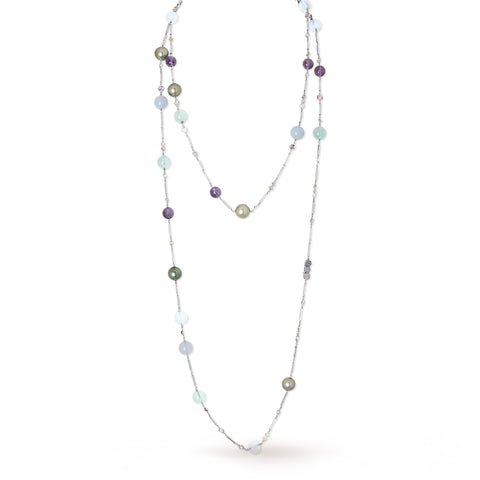 AQUA PEARL LAGOON NECKLACE