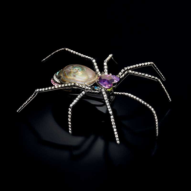 GOOD GIRL BROOCH - BAD GIRL EXTRAVAGANT SPIDER