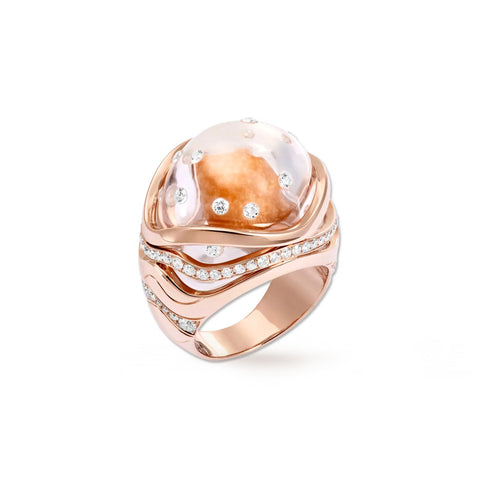 AQUA HORSE CONCHE RING