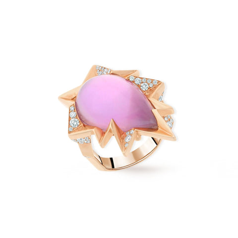 ECLAT AMETHYST ATOMIC RING