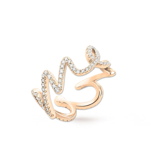 BAGUE ECRITURE BONHEUR