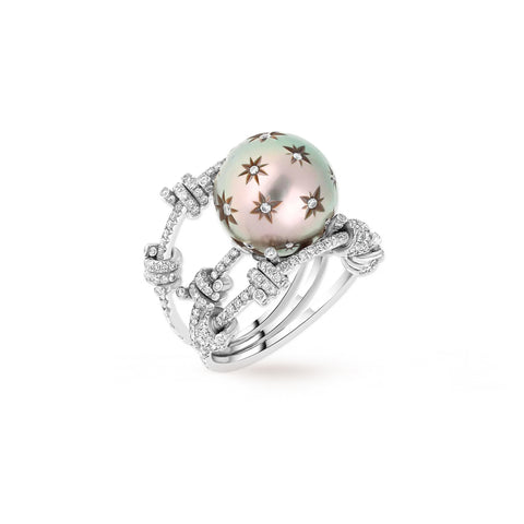 BAGUE FIL D'AMOUR PERLE