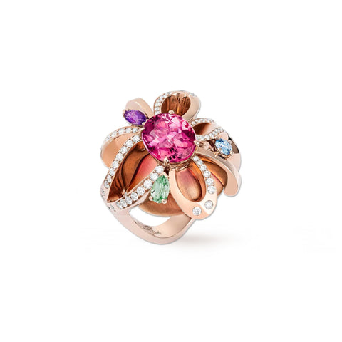 BAGUE TITANE ROSÉE