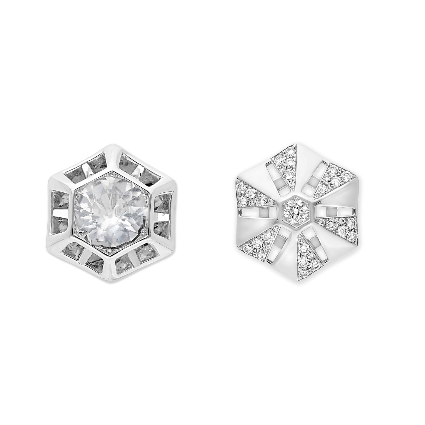 CRISTAL RECTO VERSO EARRINGS