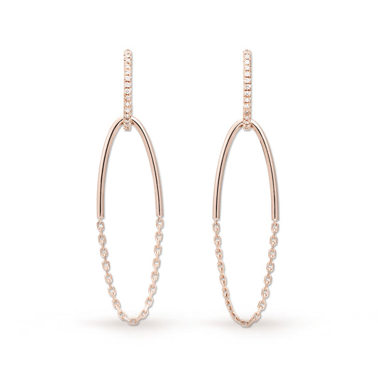 BOUCLES D'OREILLES MORSE AMOUR #1