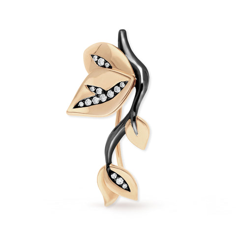 BOUCLE D'OREILLE CHRYSALIDE VINTAGE