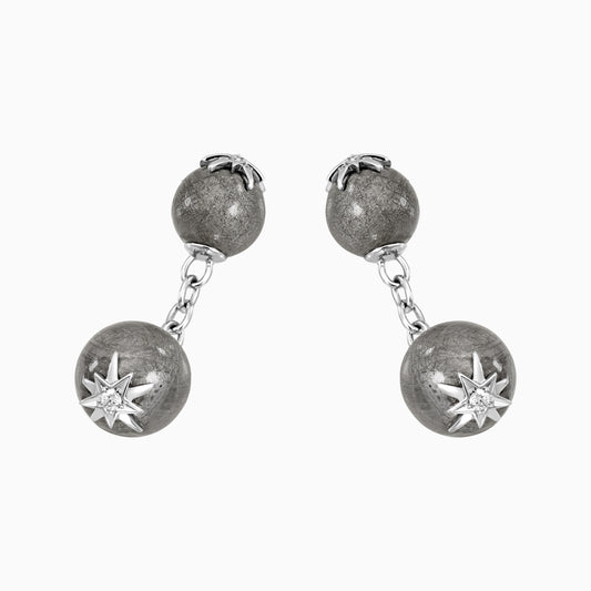 BOUTONS DE MANCHETTES MÉTÉORITE