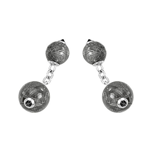 BOUTONS DE MANCHETTES MÉTÉORITE