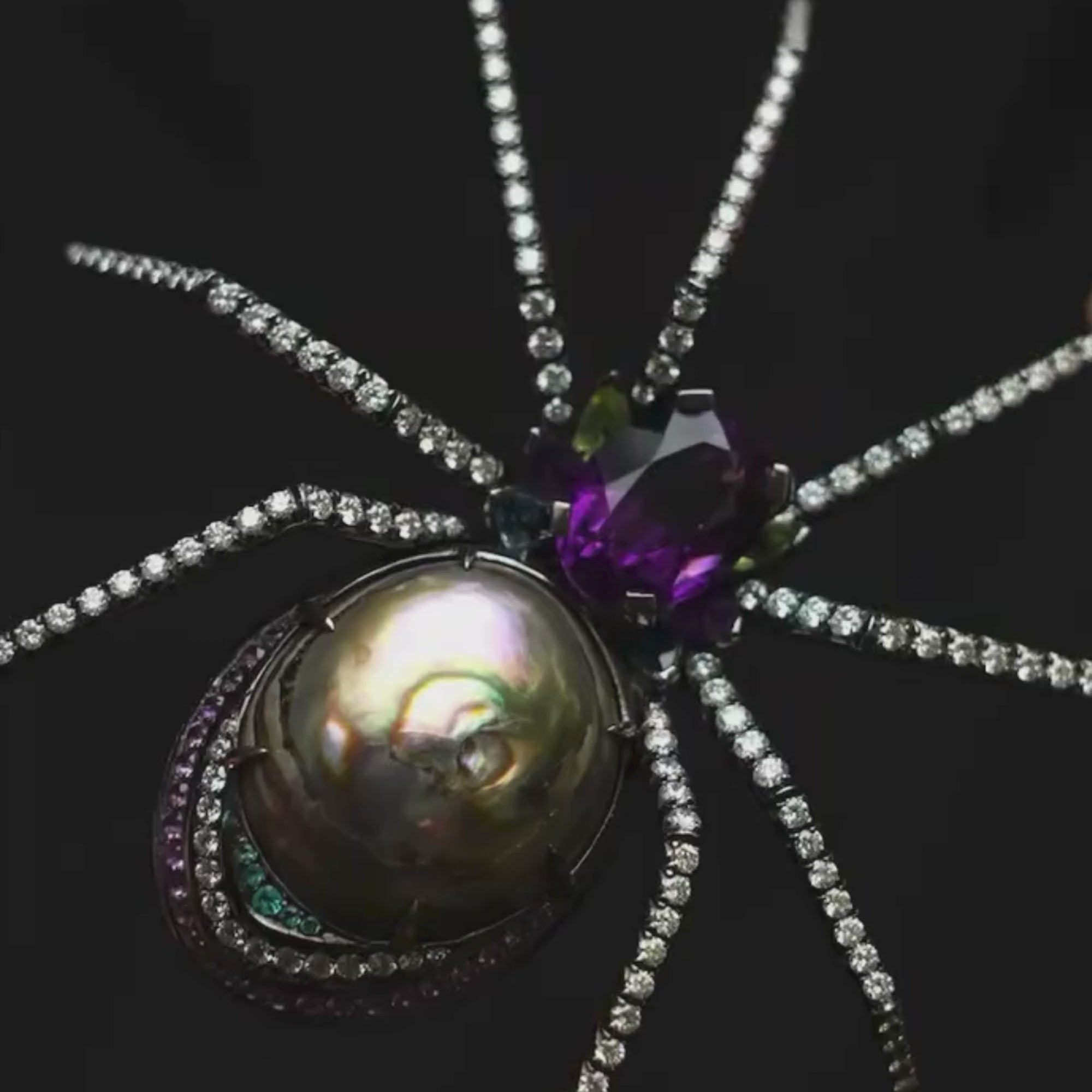 GOOD GIRL BROOCH - BAD GIRL EXTRAVAGANT SPIDER - Bäumer GOOD GIRL BROOCH - BAD GIRL EXTRAVAGANT SPIDER - Bäumer