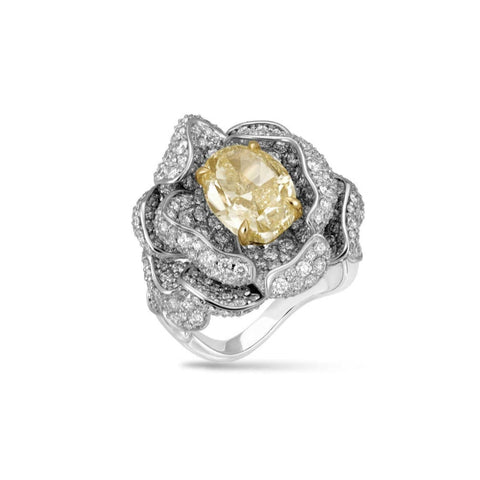 BAGUE ROSE BÄUMER - DIAMANT JAUNE