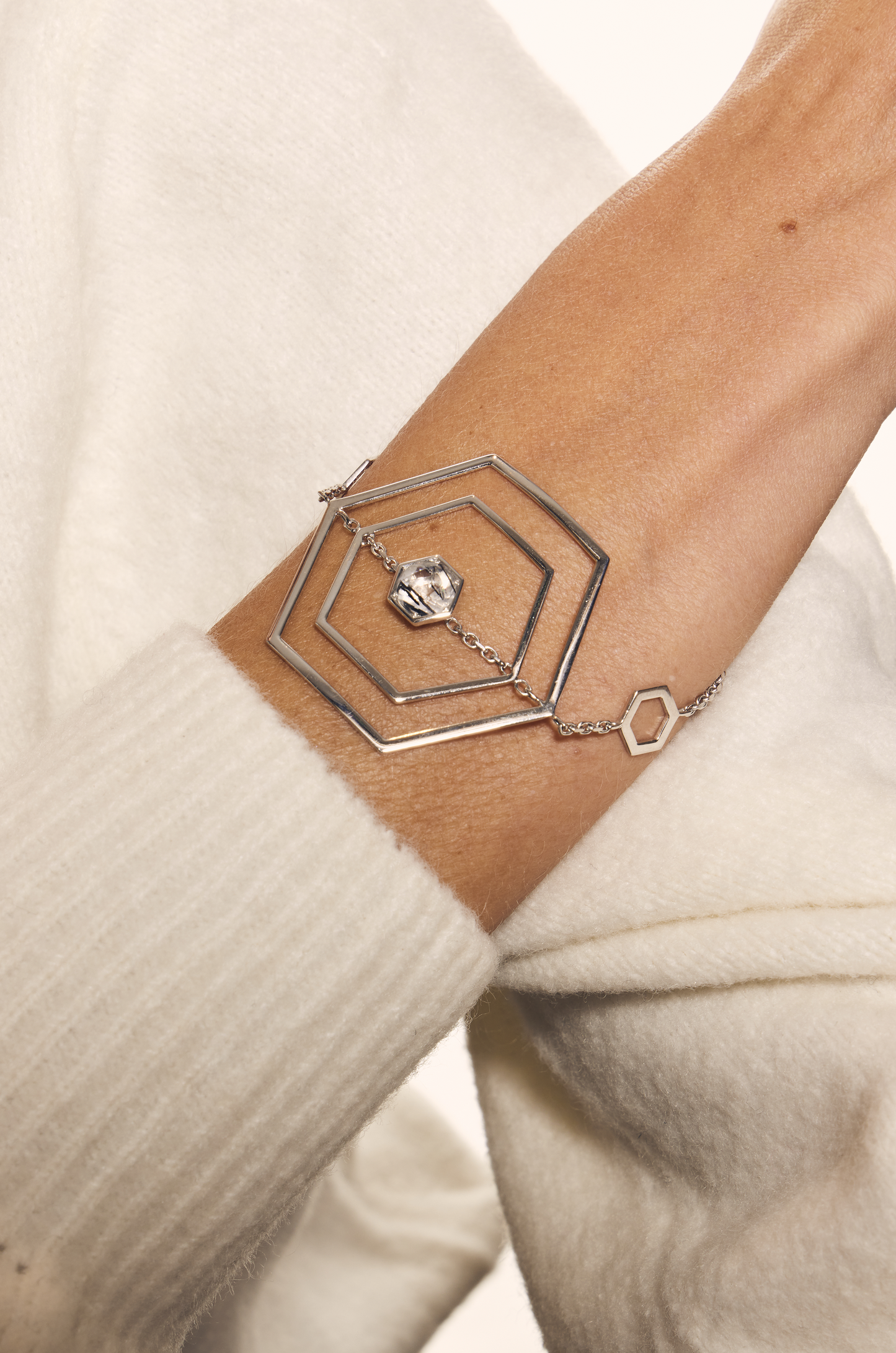 CRISTAL DE GLACE CHAIN ​​BRACELET